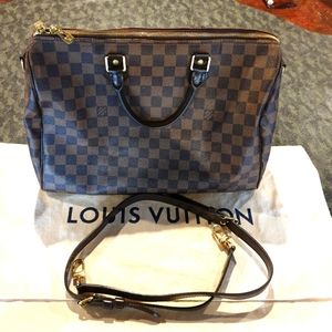 Louis vuitton speedy 35 Bandouliere damier Ebene